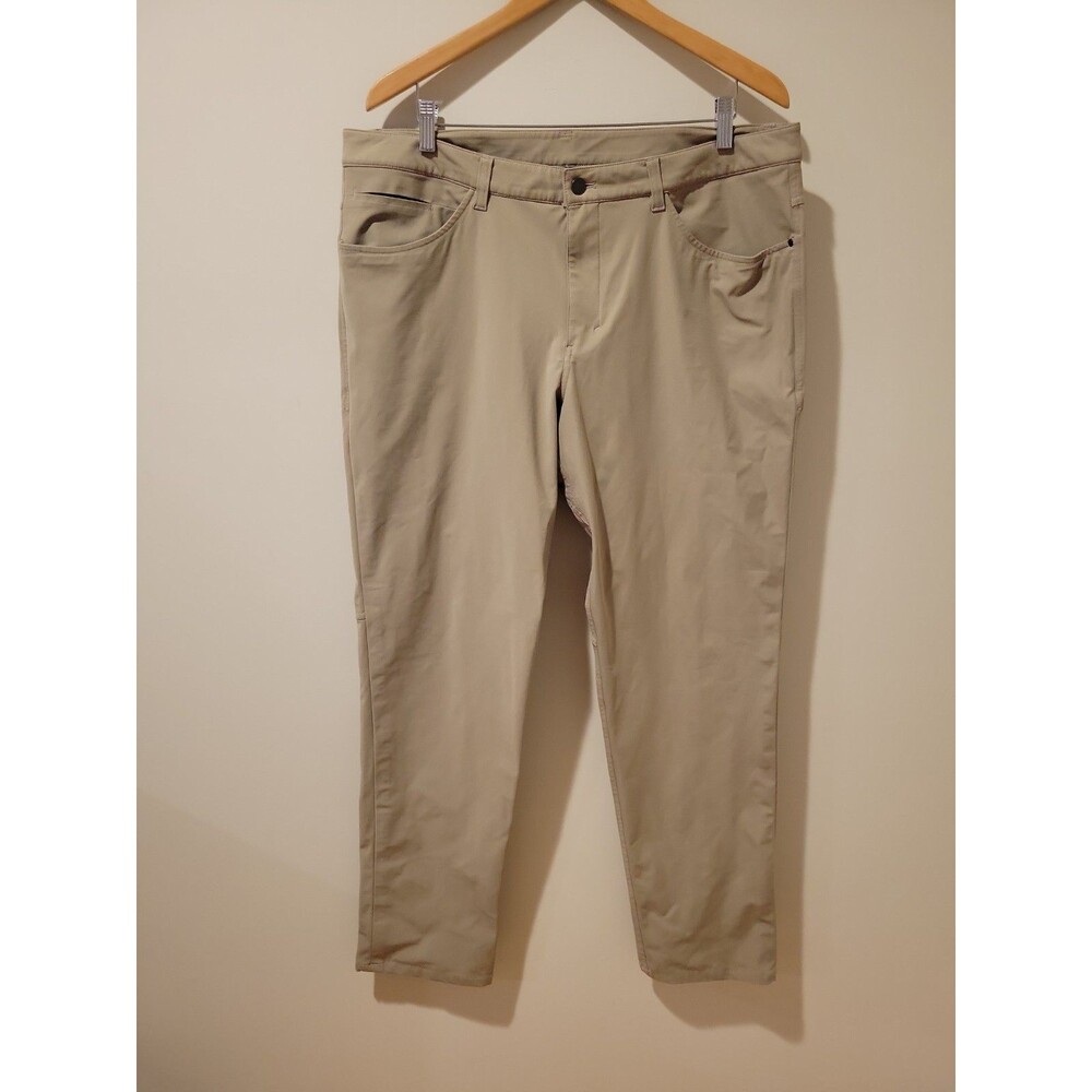 Lululemon ABC Pants Classic Fit Trouser Warpstreme M5426S Size 38x33.5 Tofino - Picture 2 of 8